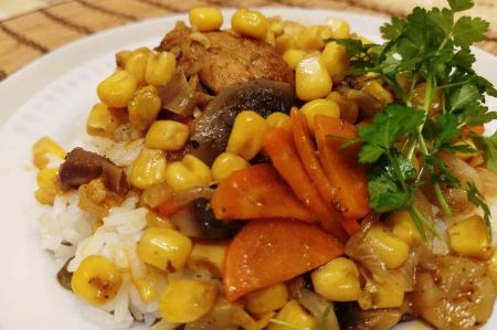 Beef Stew with Corn