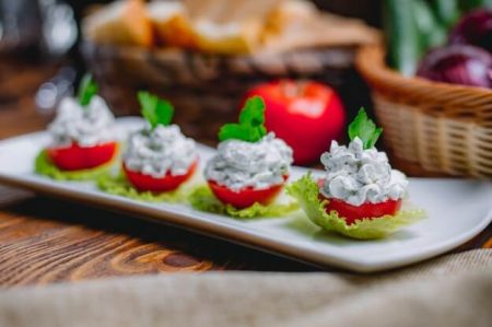 Stuffed Tomatoes with Cheese