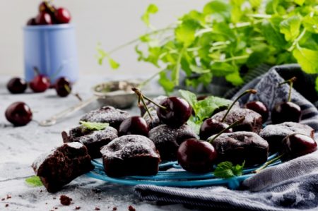 Healthy Brownies with Cherry2