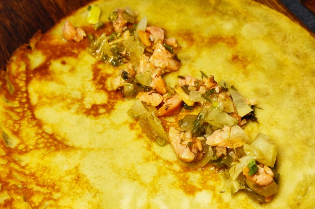 Savory Crepes with Green Onion and Dill 4