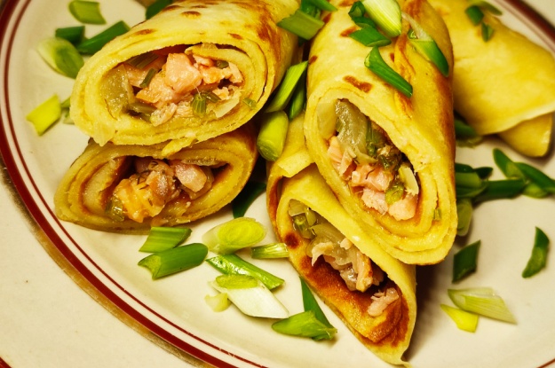 Savory Crepes with Green Onion and Dill 8