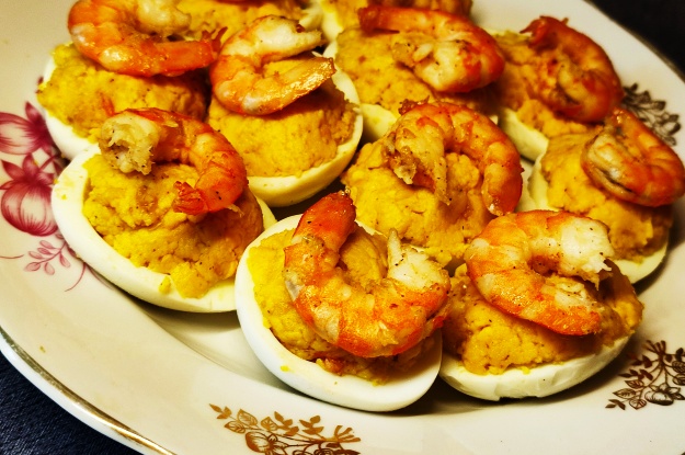 Eggs with Shrimps and Minced Garlic 5
