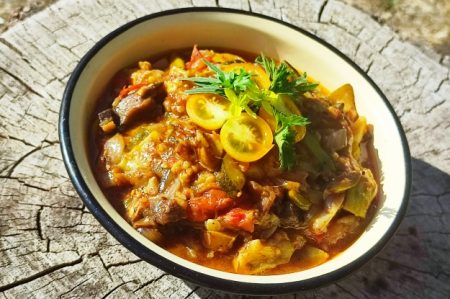 Spiced Veggie Stew from Crockpot