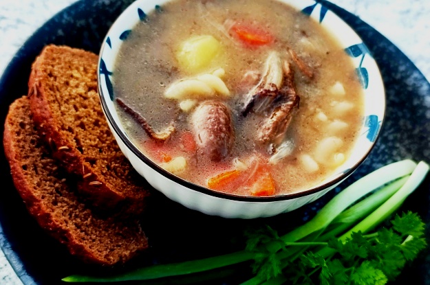 Savory Porcini Mushroom Chicken Soup 8