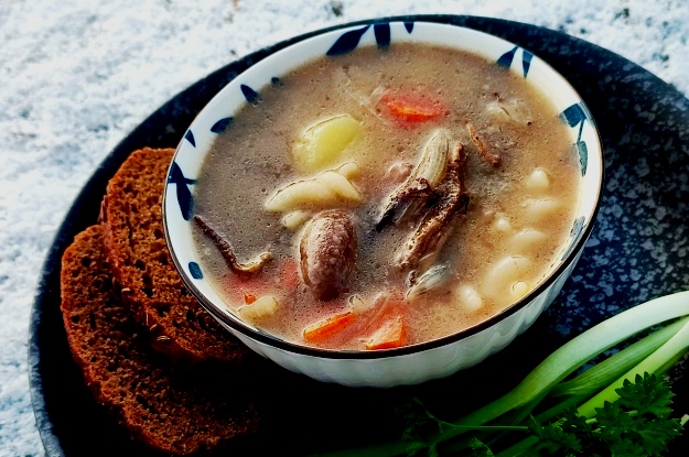 Savory Porcini Mushroom Chicken Soup 9