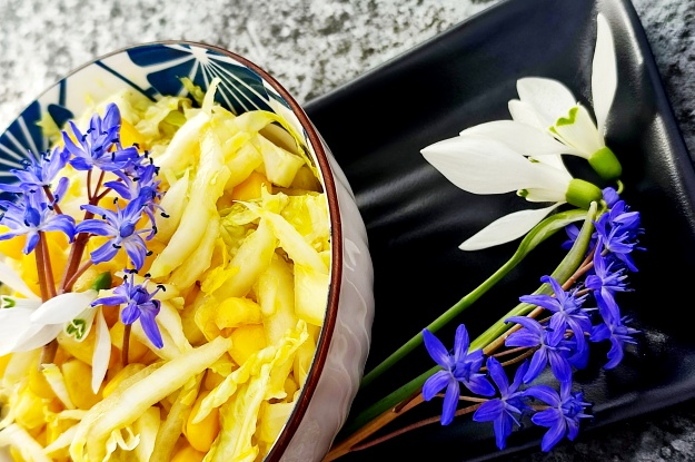 Spring Cabbage Salad with Camelina Oil 7